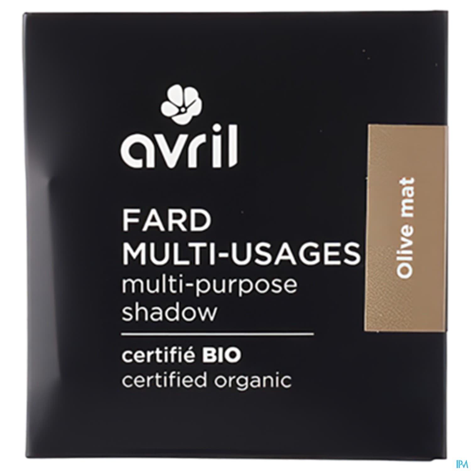 Avril Fard A Paupieres Olive Mat Certifiee Bio 2g5