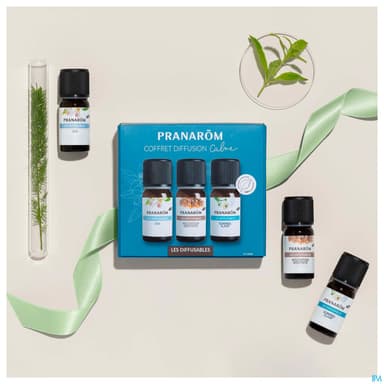 Pranarom Les Diffusables Coffret Calme Bio Eco 3x10ml