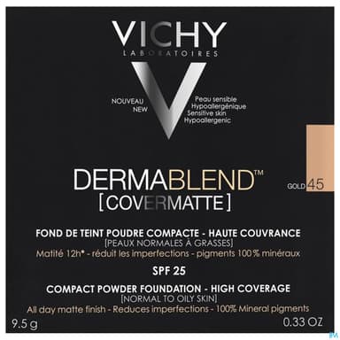 Vichy Fdt Dermablend Covermatte 45 9,5g