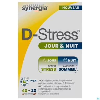 Synergia D Stress Jour Et Nuit Comprime 60