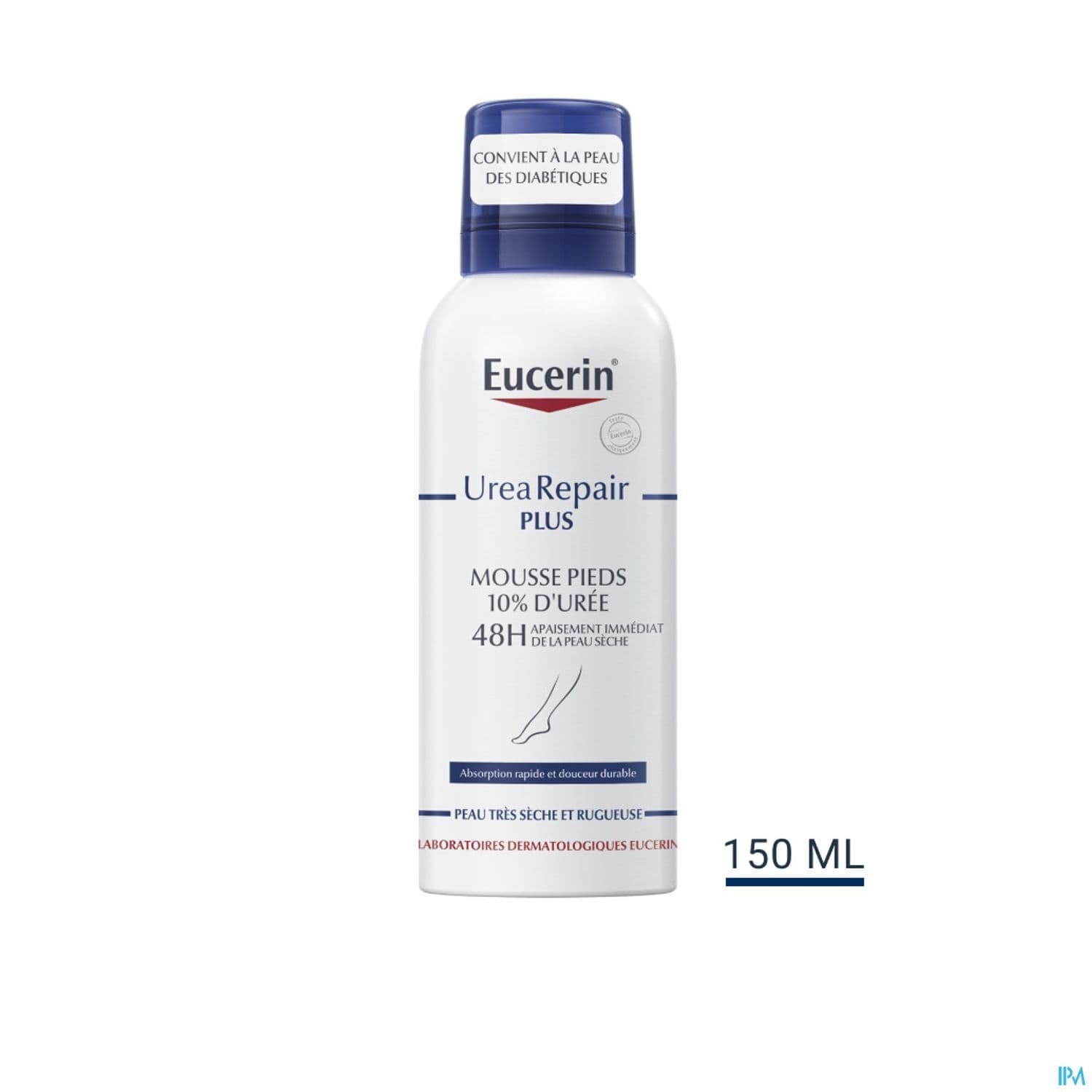 Eucerin Urearepair Plus Mousse Pieds 10 D Uree Aerosol 150ml