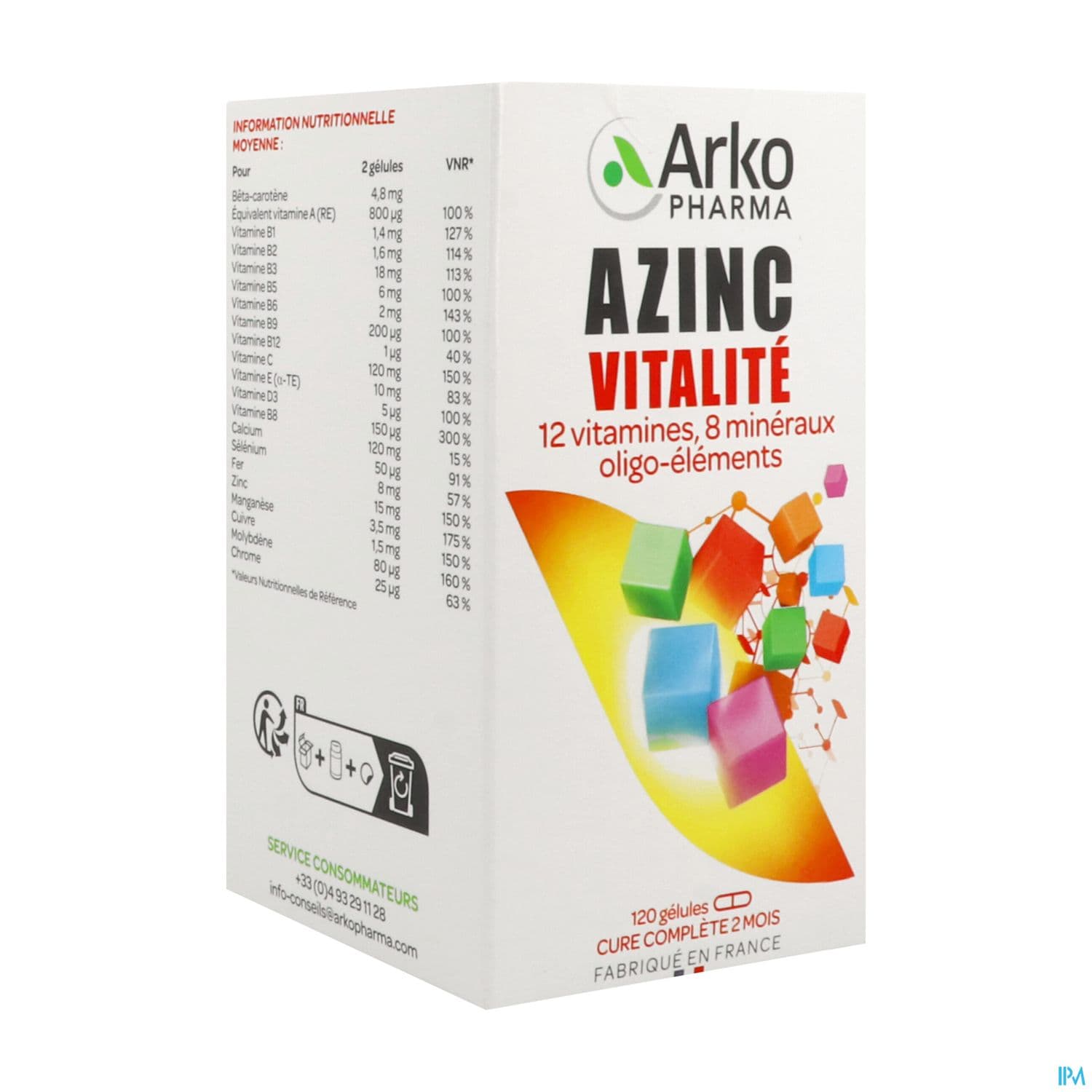 AZINC VITALITE AD GELUL120