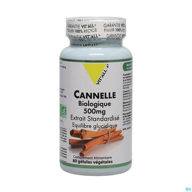 VIT ALL+ CANNELLE 500MG CAPS 80