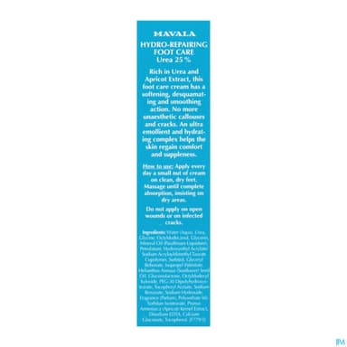 MAVALA SOIN HYDRO REPAR PIED 50ML