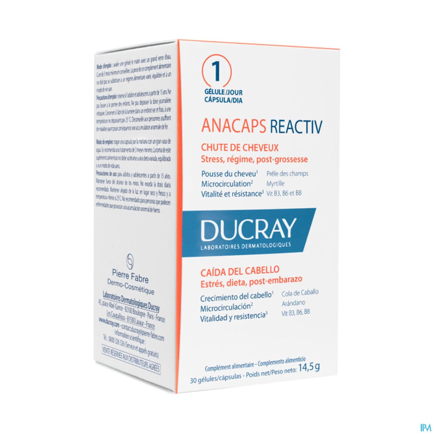 ANACAPS REACTIV CHEV/ONGL GELUL 30