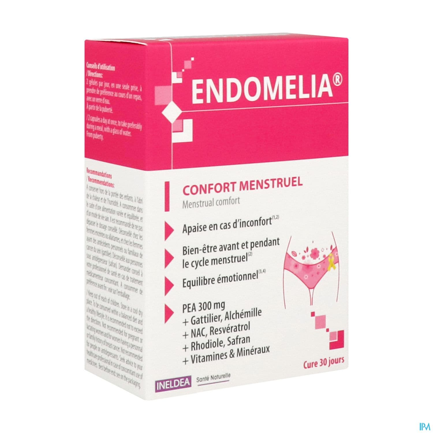 Ineldea Isn Endomelia Confort Menstruel Gelule 60