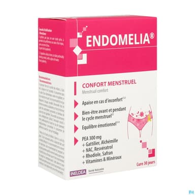 Ineldea Isn Endomelia Confort Menstruel Gelule 60