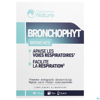 Prescription Nature Bronchophyt Gelule 15
