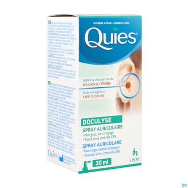 Quies Doculyse Solution Auriculaire Spray Pulverisation 30ml