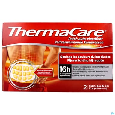 Thermacare Patch Chauffant Dos Ceinture Ajustab X2