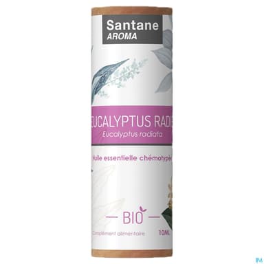 Santane Aroma Huile Essentielle Eucalyptus Radie Bio 10ml