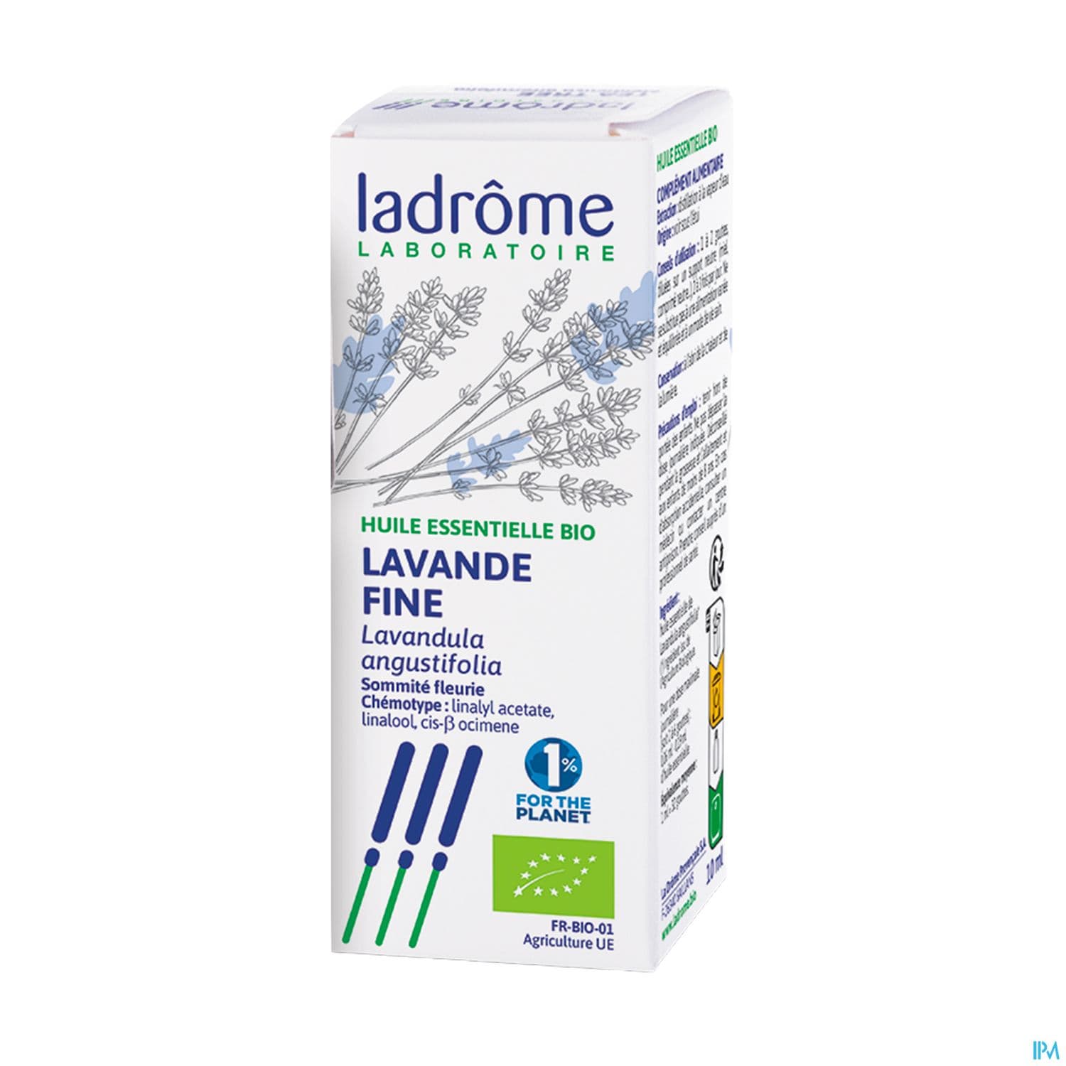 Ladrôme huile essentielle bio lavande, 10 ml d'huile essentielle — Pharmacie Centrale Elsie