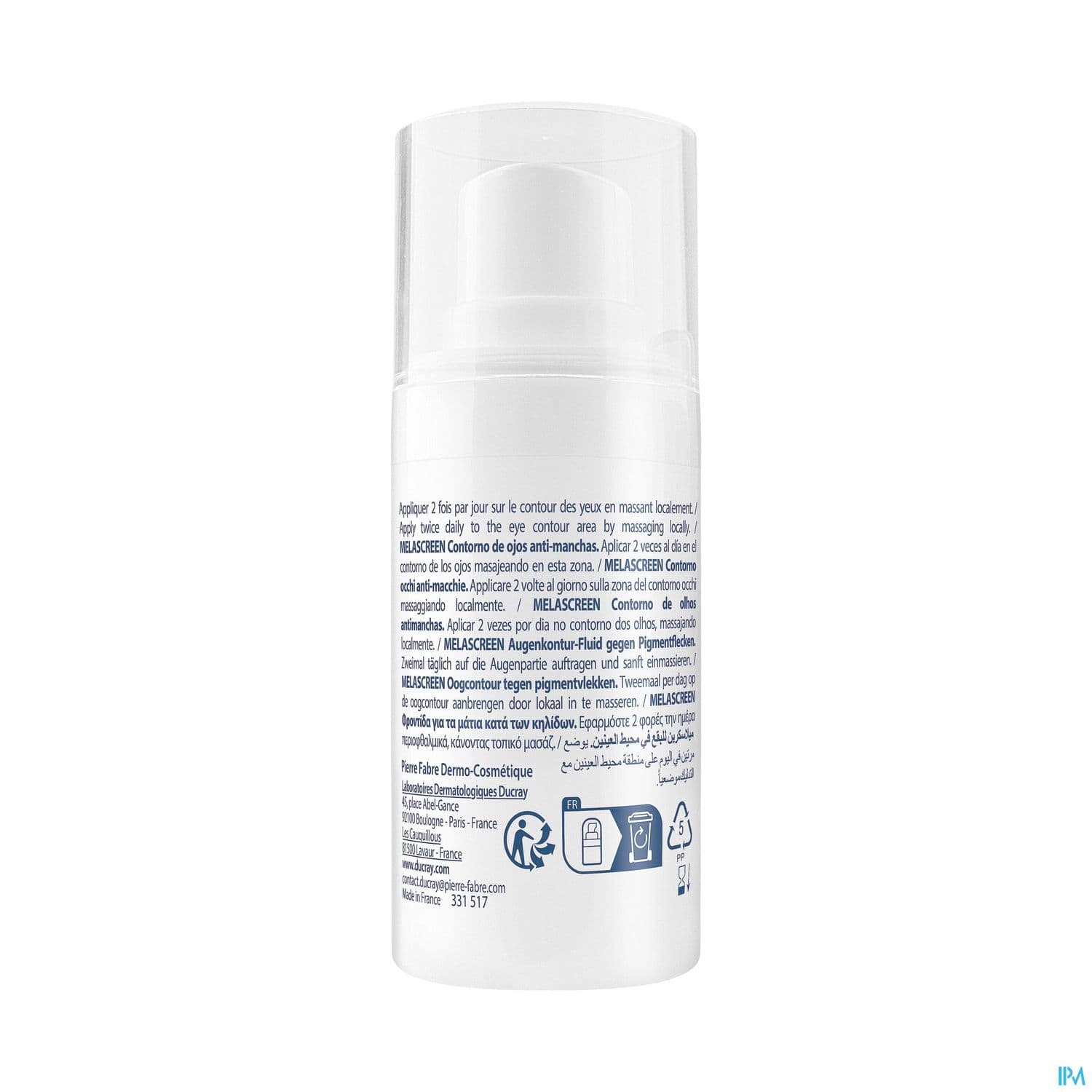 MELASCREEN CONT YEUX A/TACH 15ML