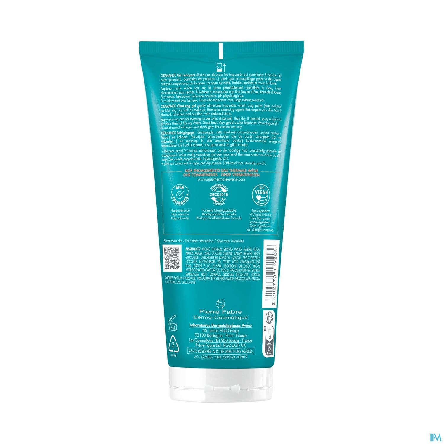 AVENE CLEANANCE GEL NETT 200ML