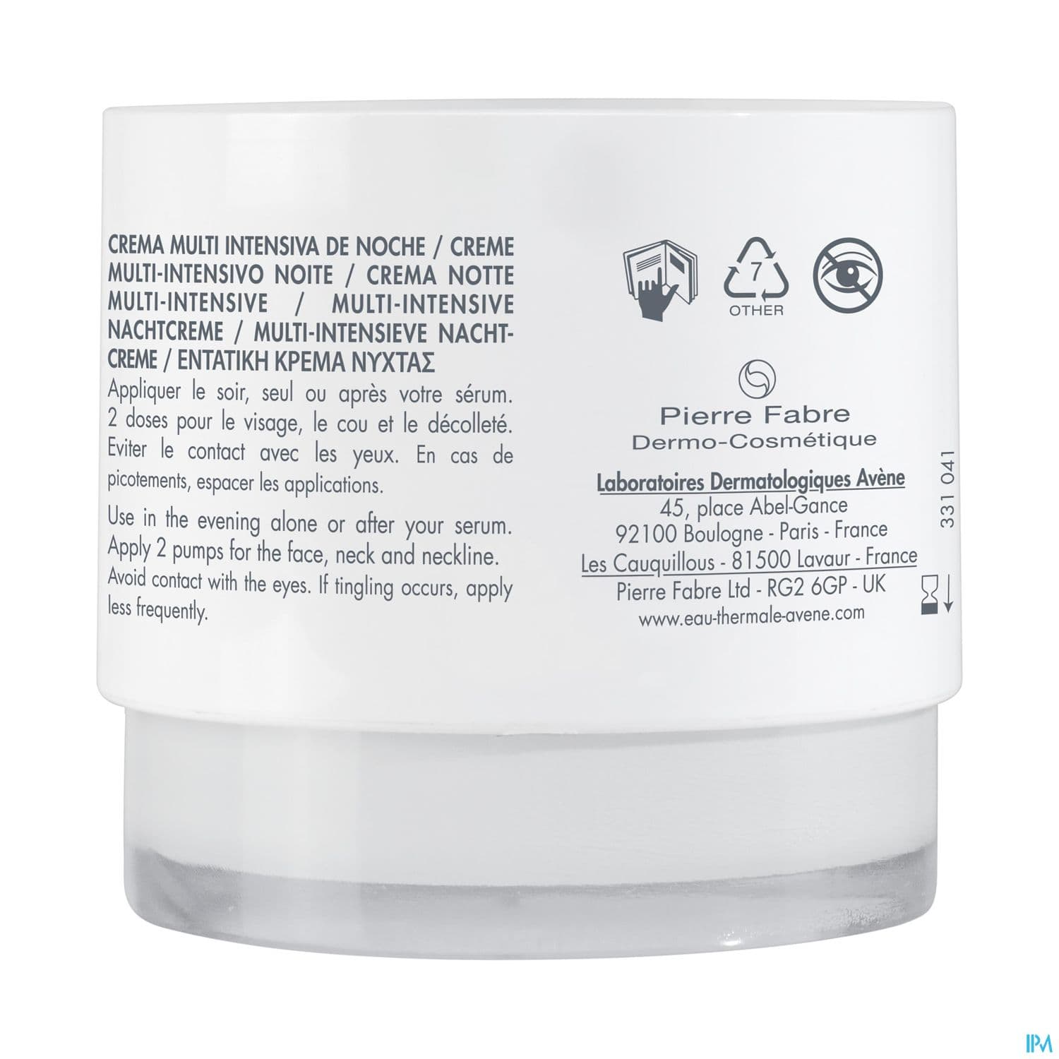 AVENE HYALURON ACTIV B3 NUIT 40ML