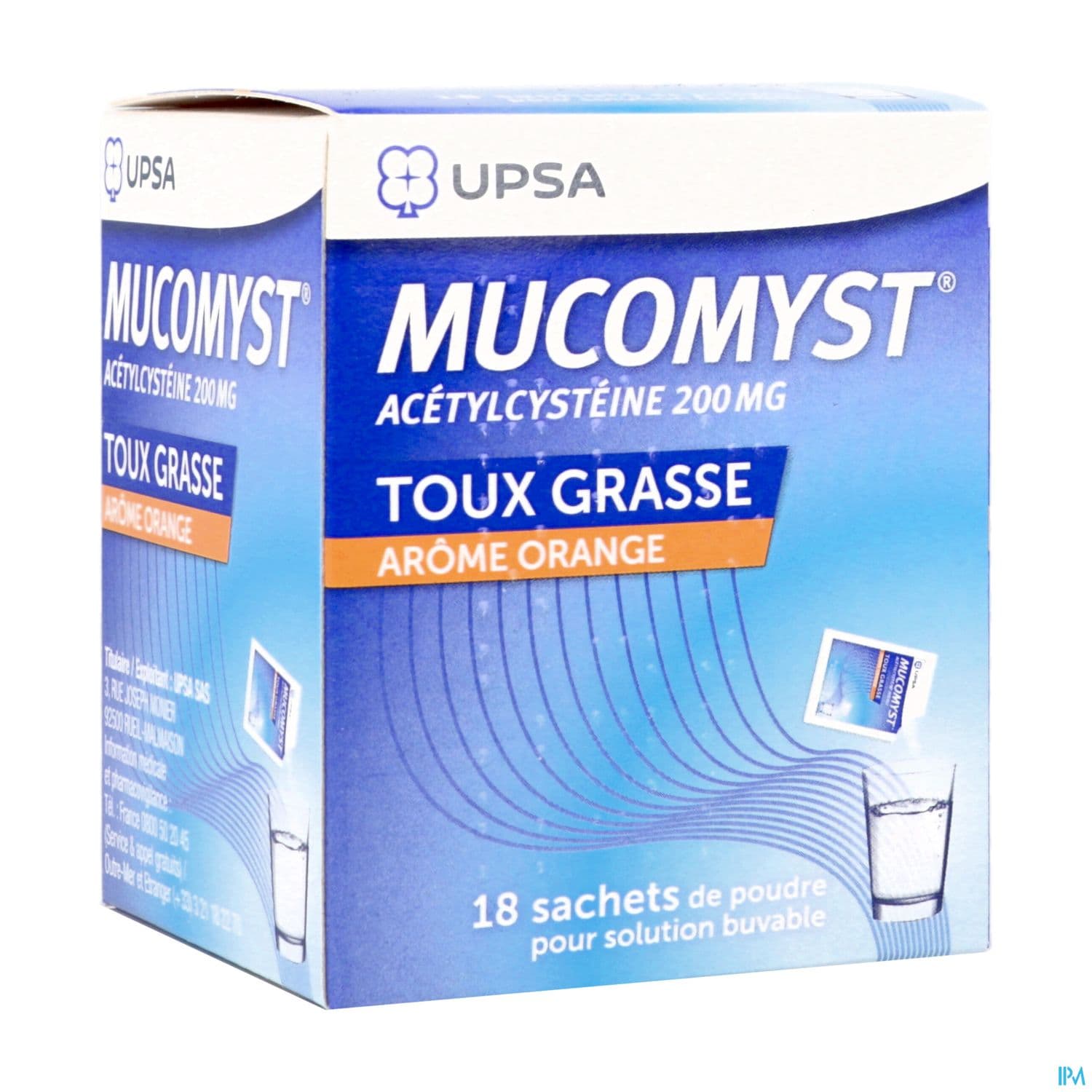 MUCOMYST 200MG PDR SBUV EN SACH B/18