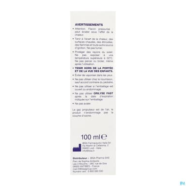 Orilyse Fast Spray Auriculaire 100ml