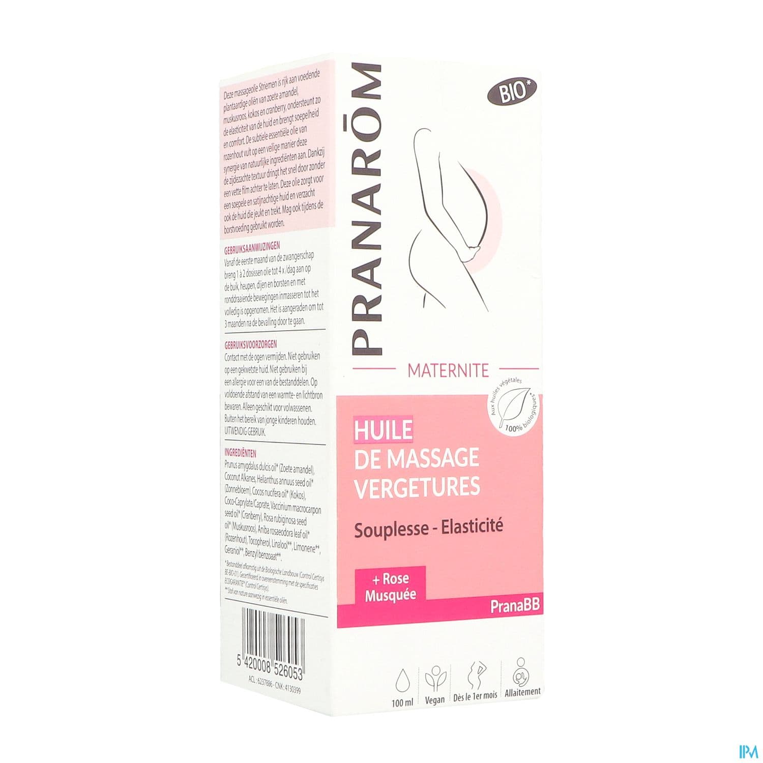 Huile Massage Vergetures 100ml Pranarom