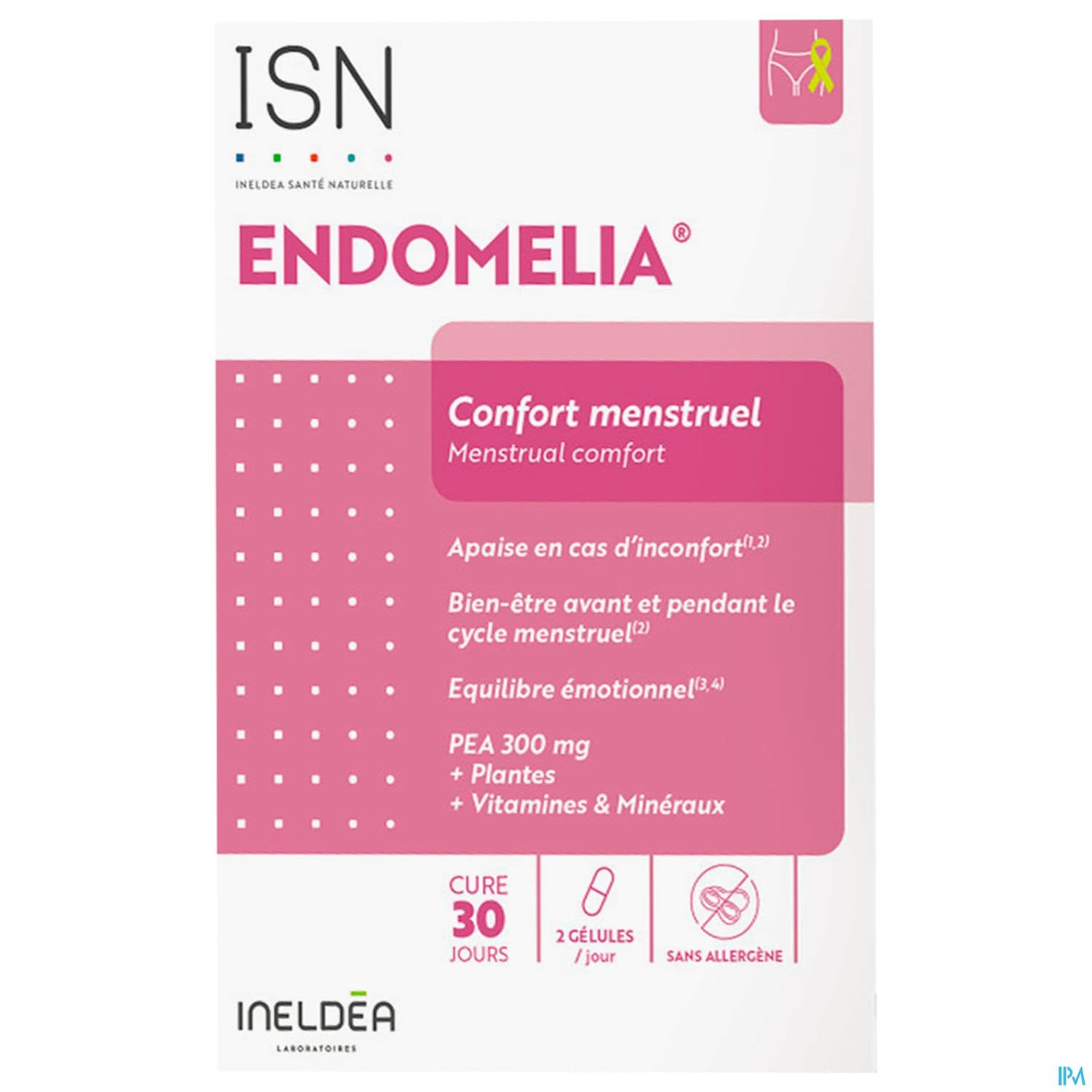 Ineldea Isn Endomelia Confort Menstruel Gelule 60