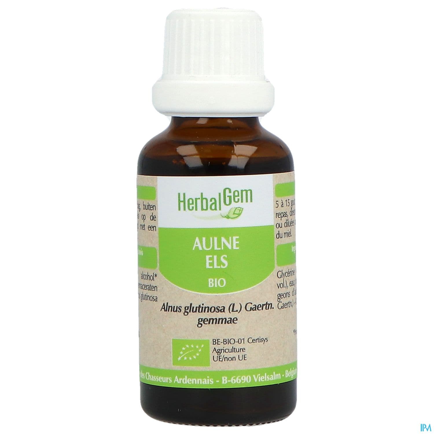 Herbalgem Aulne Bourgeon Macerat Glycerin Bio 30ml