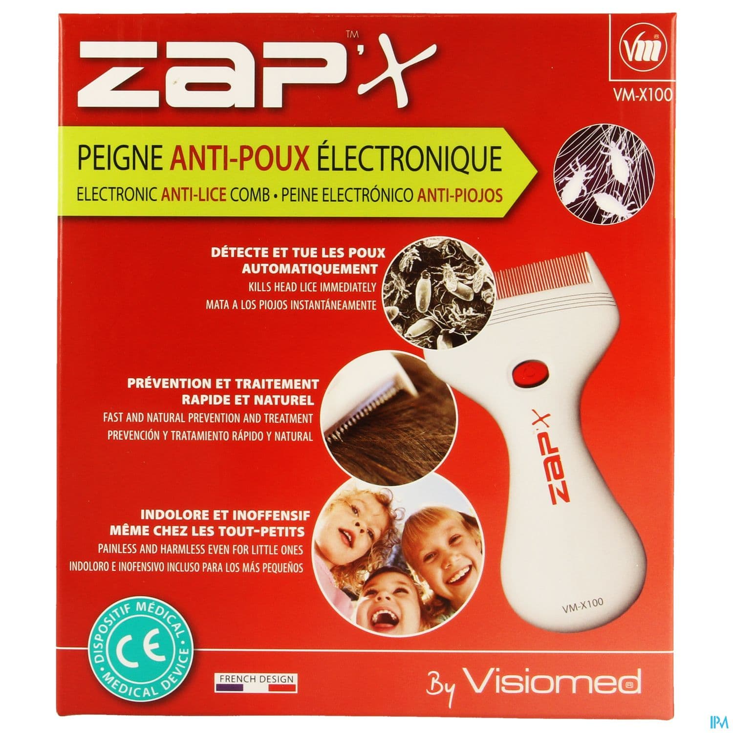 ZAP'X PEIGNE A/POUX ELECT