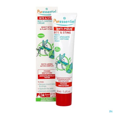 Puressentiel Creme Multi Apaisante Antipique Aux He Et Hv Bio 40ml