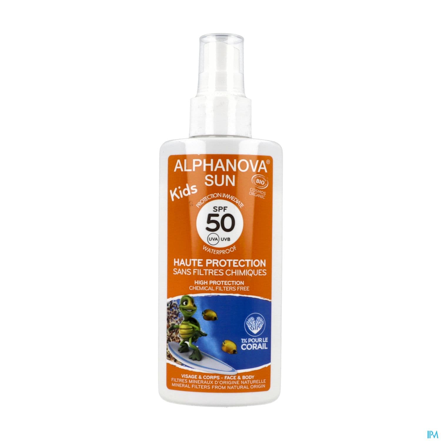 Alphanova Organic Sun Kids Spf50+ Bio Spray 125g