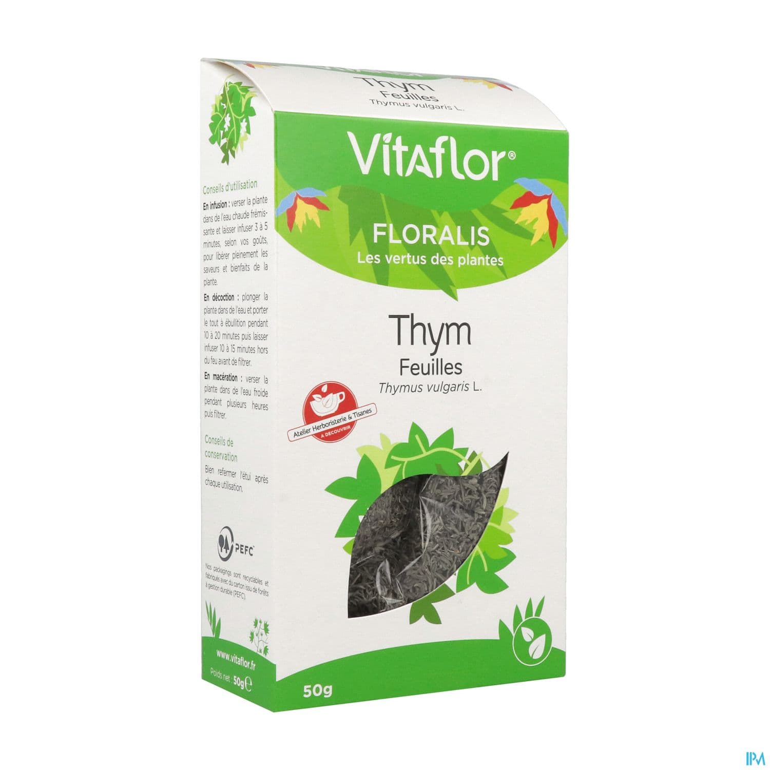 Vitaflor Thym Provence Feuille Vrac 50g