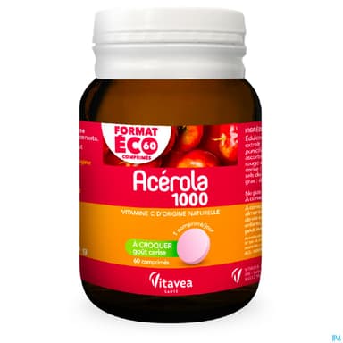 Vitavea Acerola 1000 Comprime A Croquer 60