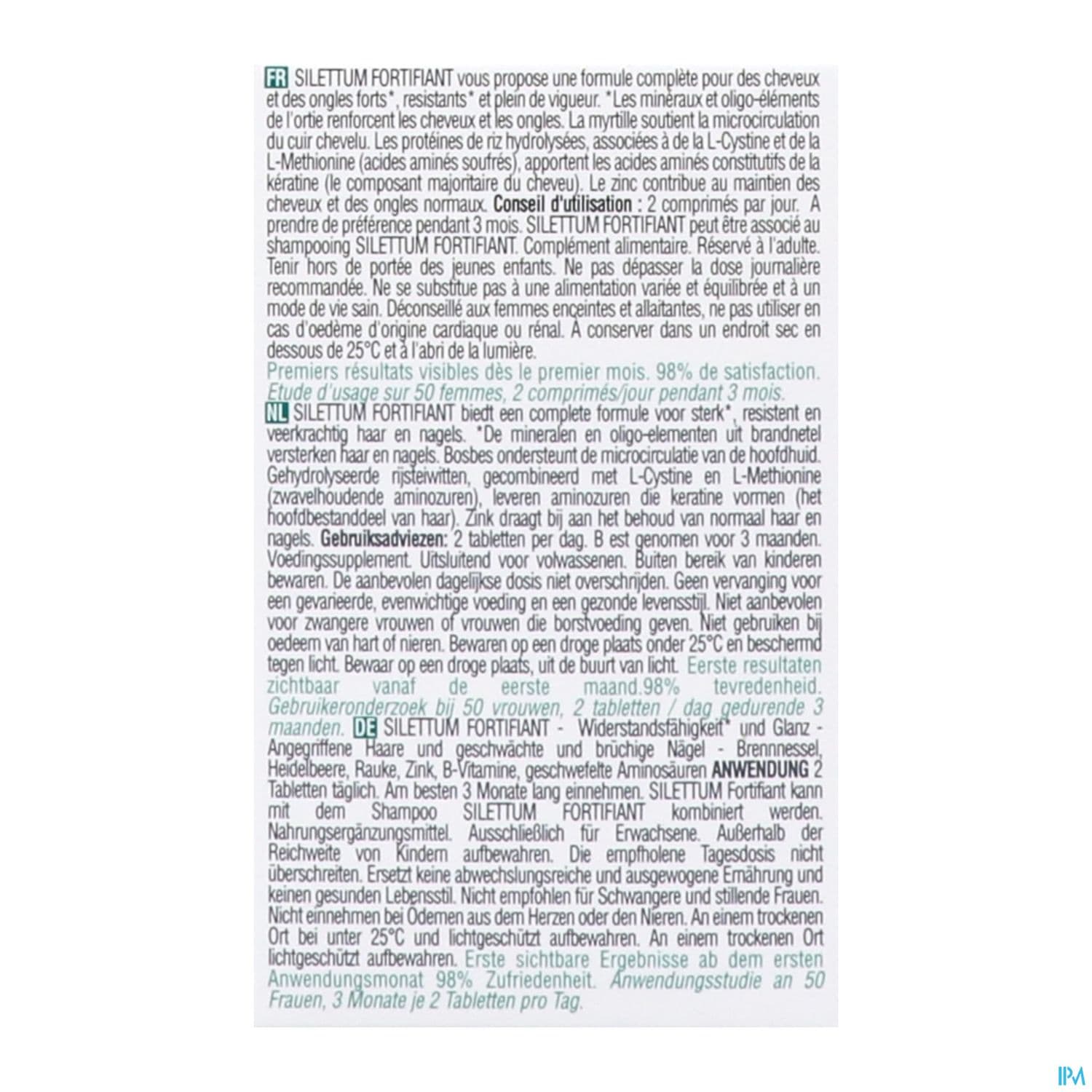 Jaldes Silettum Fortifiant Comprime 60