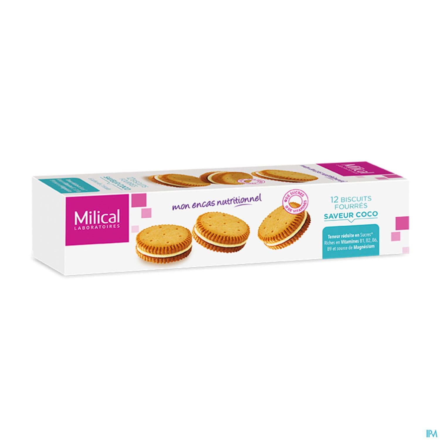MILICAL BISCUIT FOURRE COCO 12