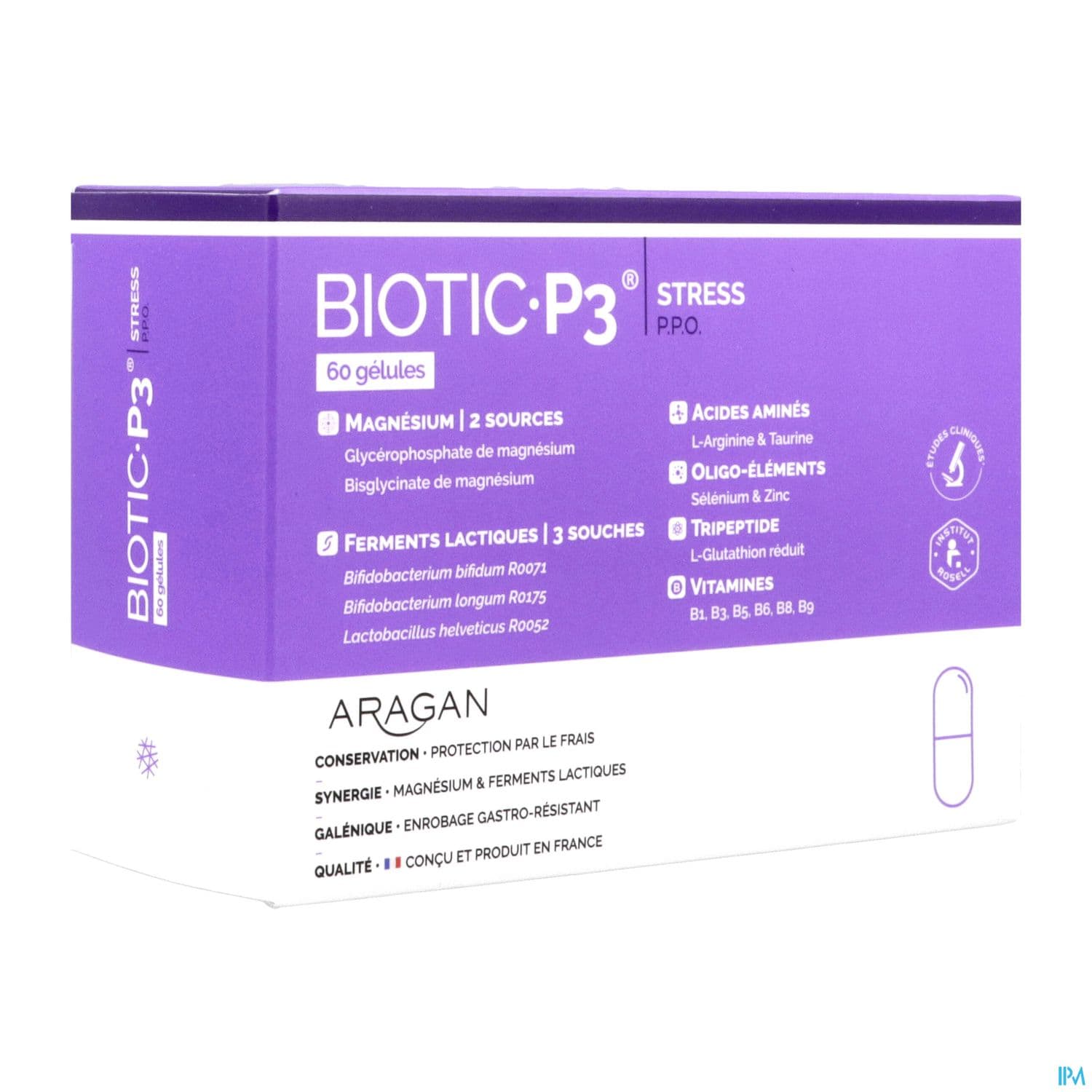 Aragan Biotic P3 Stress Ppo Gelule 60