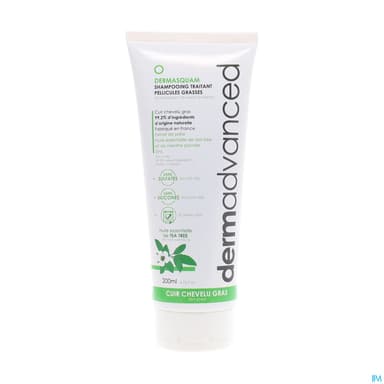 Dermasquam Shampooing Pellicule Grasse 200ml