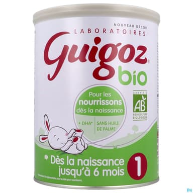 GUIGOZ LAIT BIO 1 PDR 800G