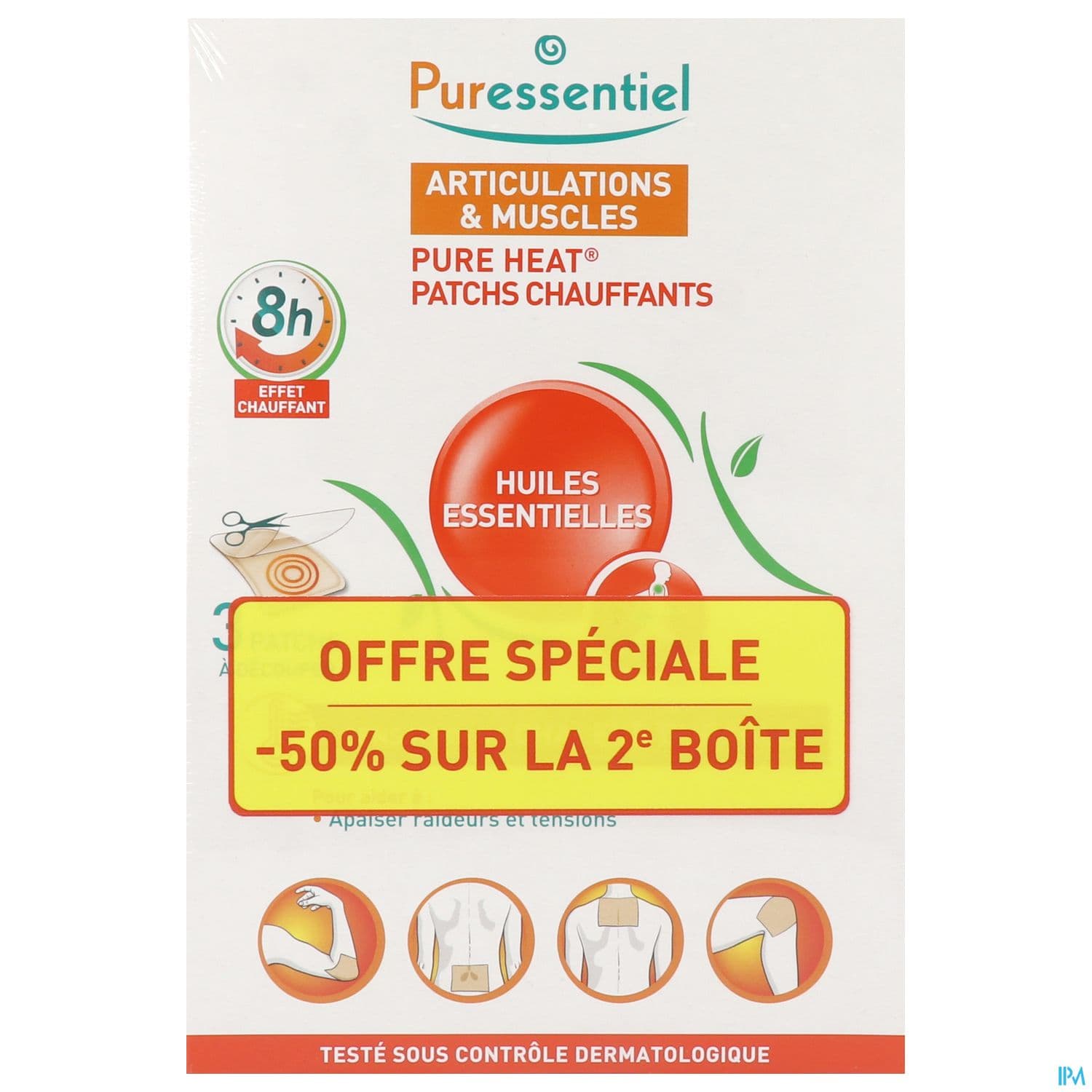 Puressentiel Patch Chauffant Pure Heat Articulations Muscles X3 Lot De 2 -50% Sur Le 2eme