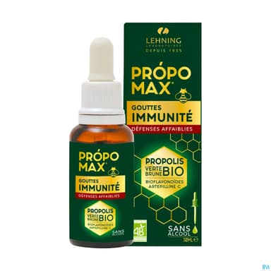 Propomax Immunite Sans Alcool Gouttes Bio 30ml