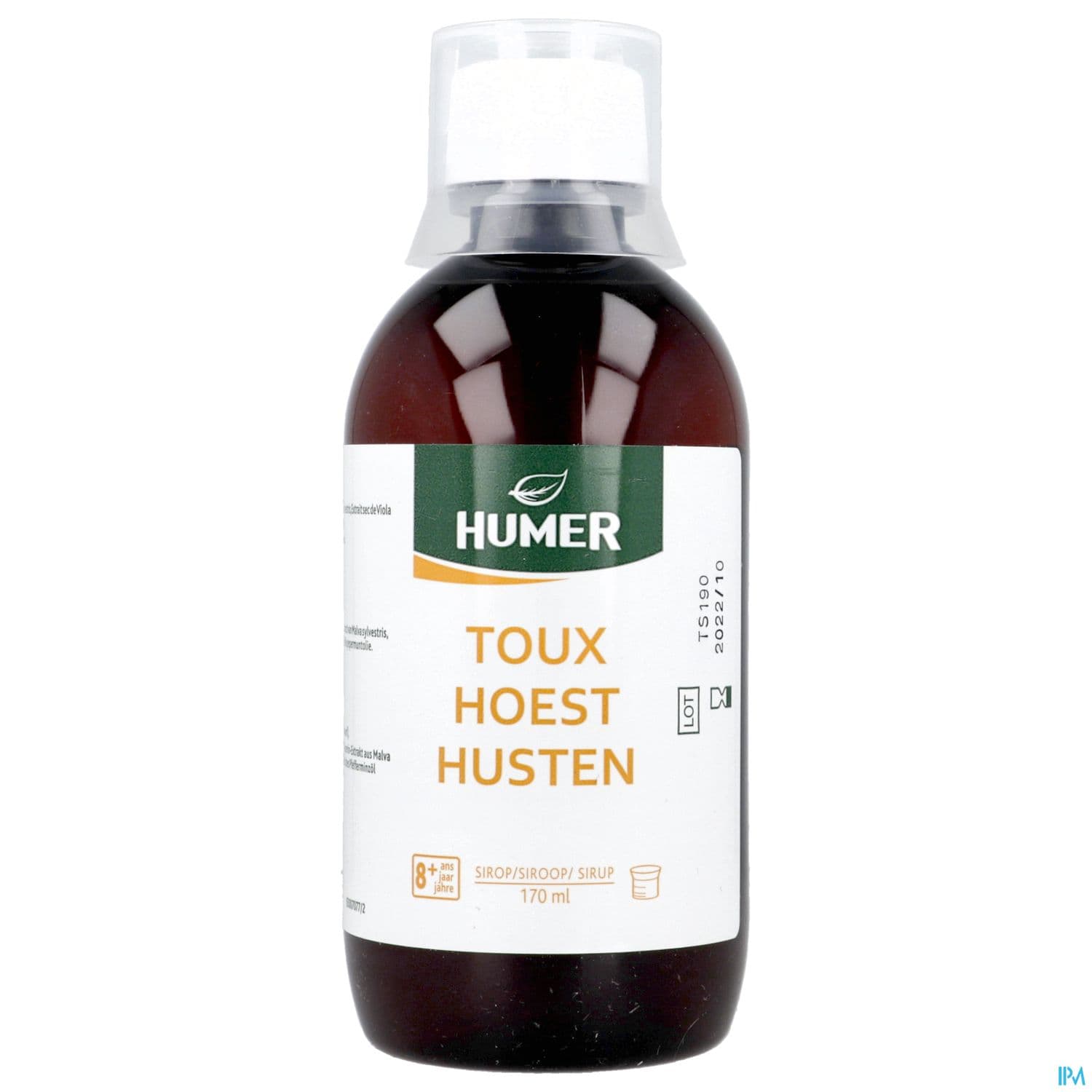 HUMER TOUX MIEL/PLANT/REG SP 170ML