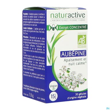 Naturactive Aubepine Bio Gelule 30