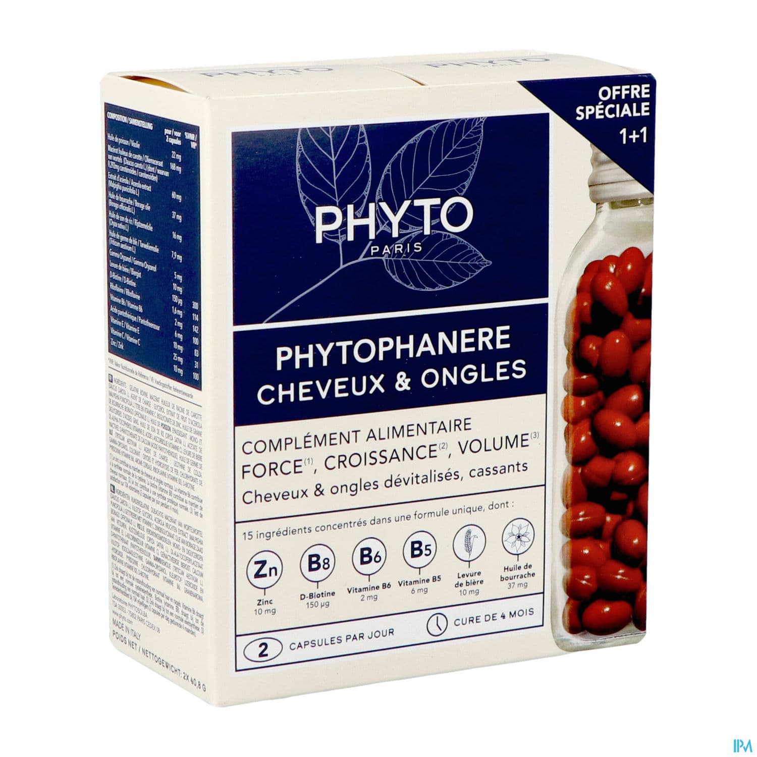 Phytophanere Force Croissance Volume Capsule 120 X2