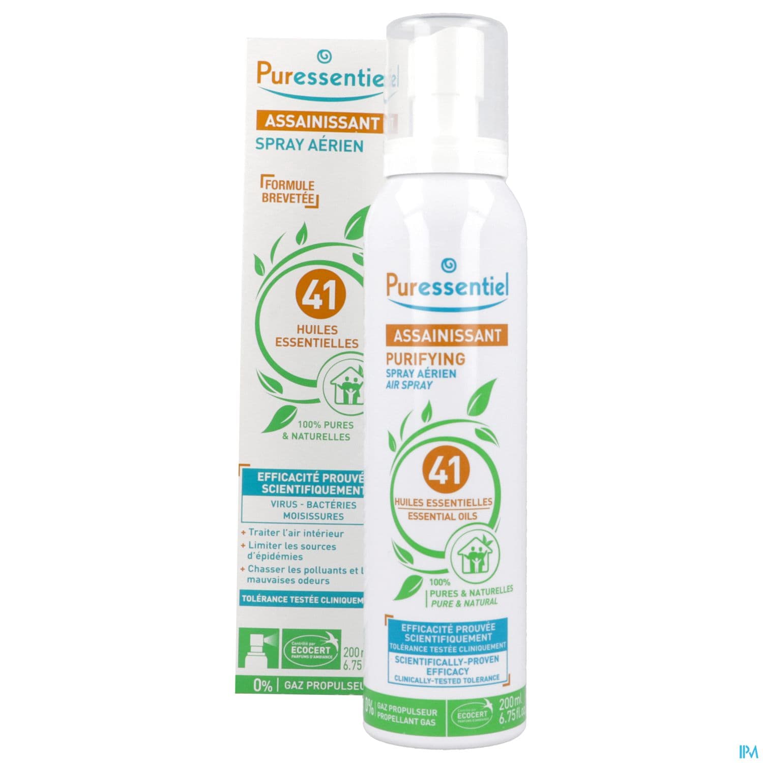 Puressentiel Spray Aerien Assainissant Aux 41 Huile Essentielle 200ml