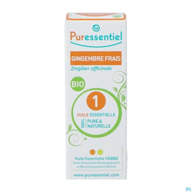 Puressentiel Huile Essentielle Gingembre Frais Bio 5ml