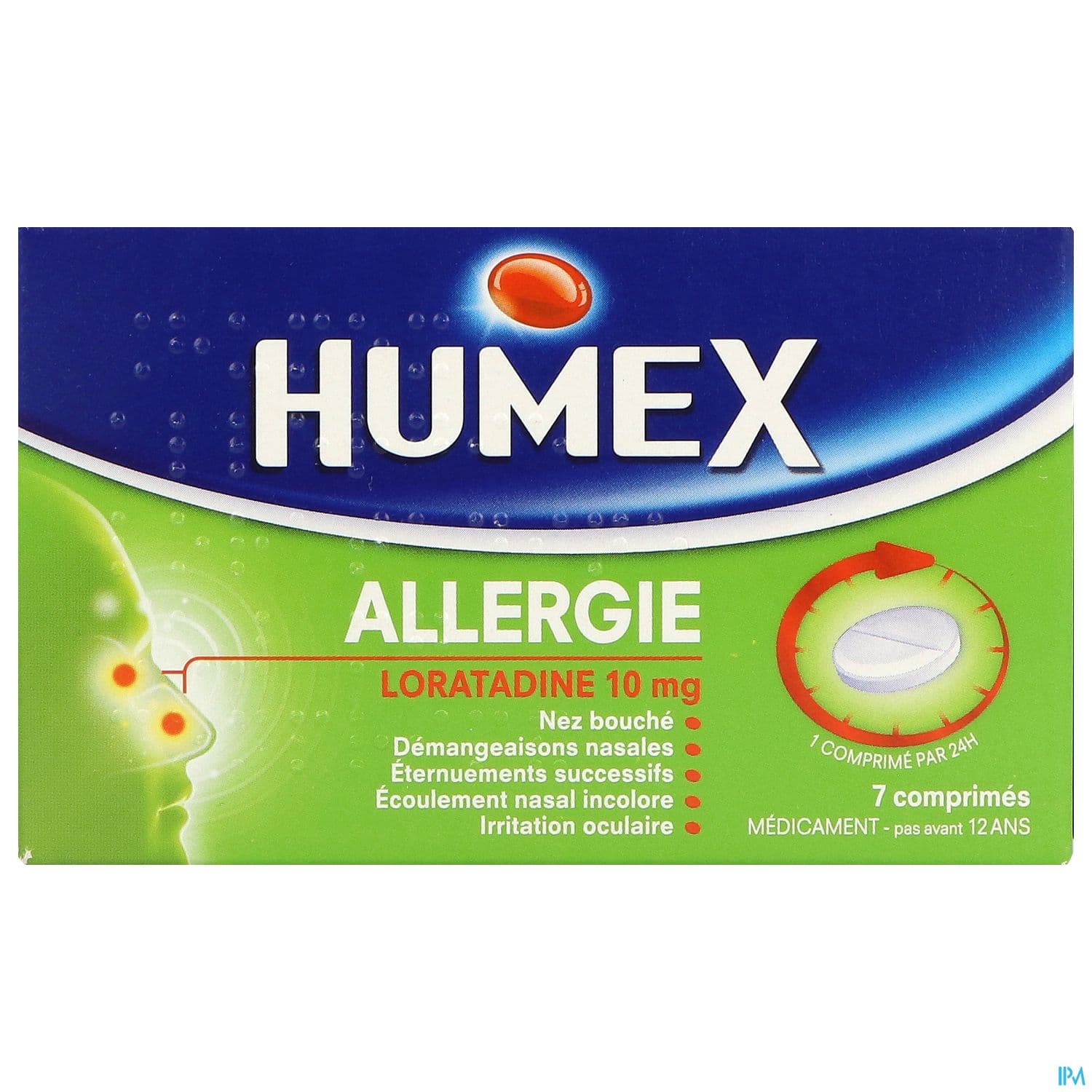 HUMEX ALLERGI LORATADINE 10MG CPR7