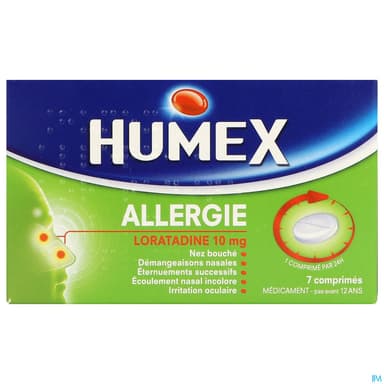 HUMEX ALLERGI LORATADINE 10MG CPR7