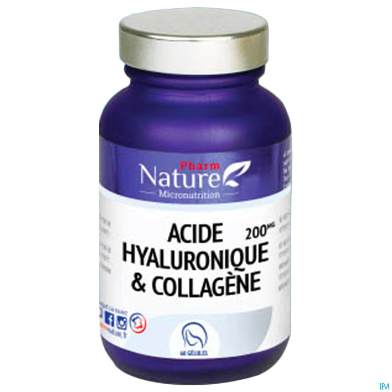 Pharm Nature Acide Hyaluronique Collagene Gelule 60