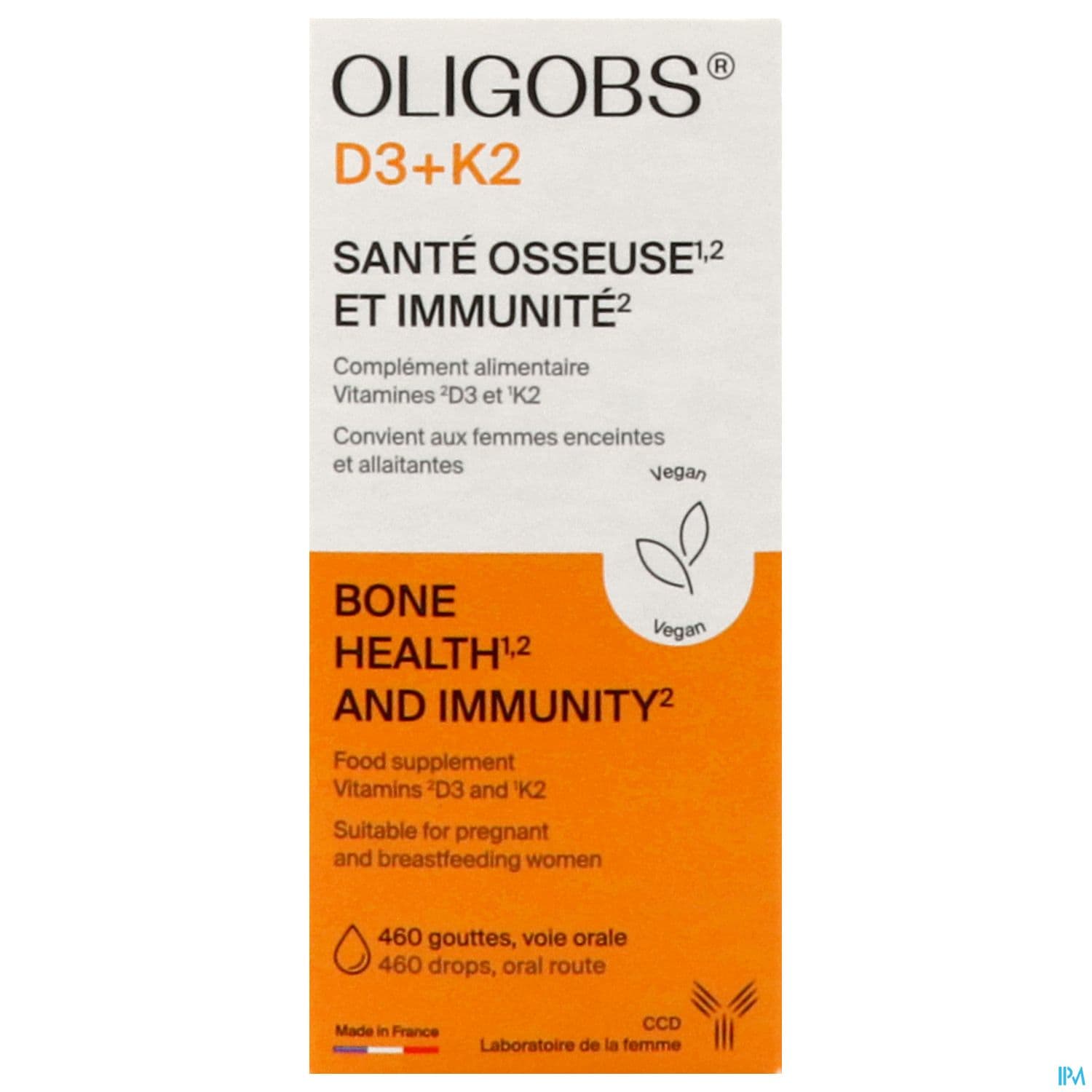 OLIGOBS D3+K2 FLACON GTTE 15ML