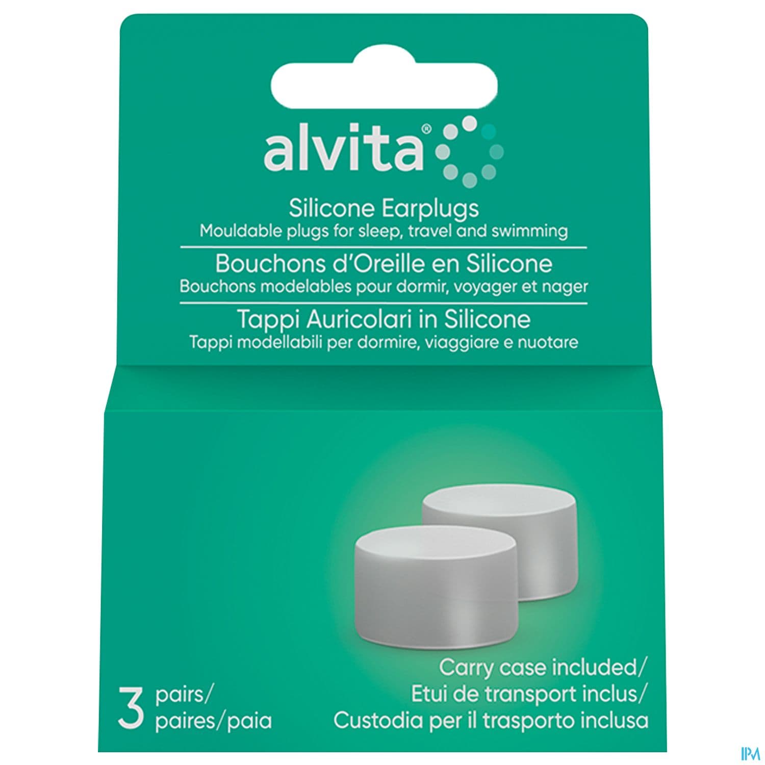 ALVITA BOUCHON OREILLE SILICONE 3P