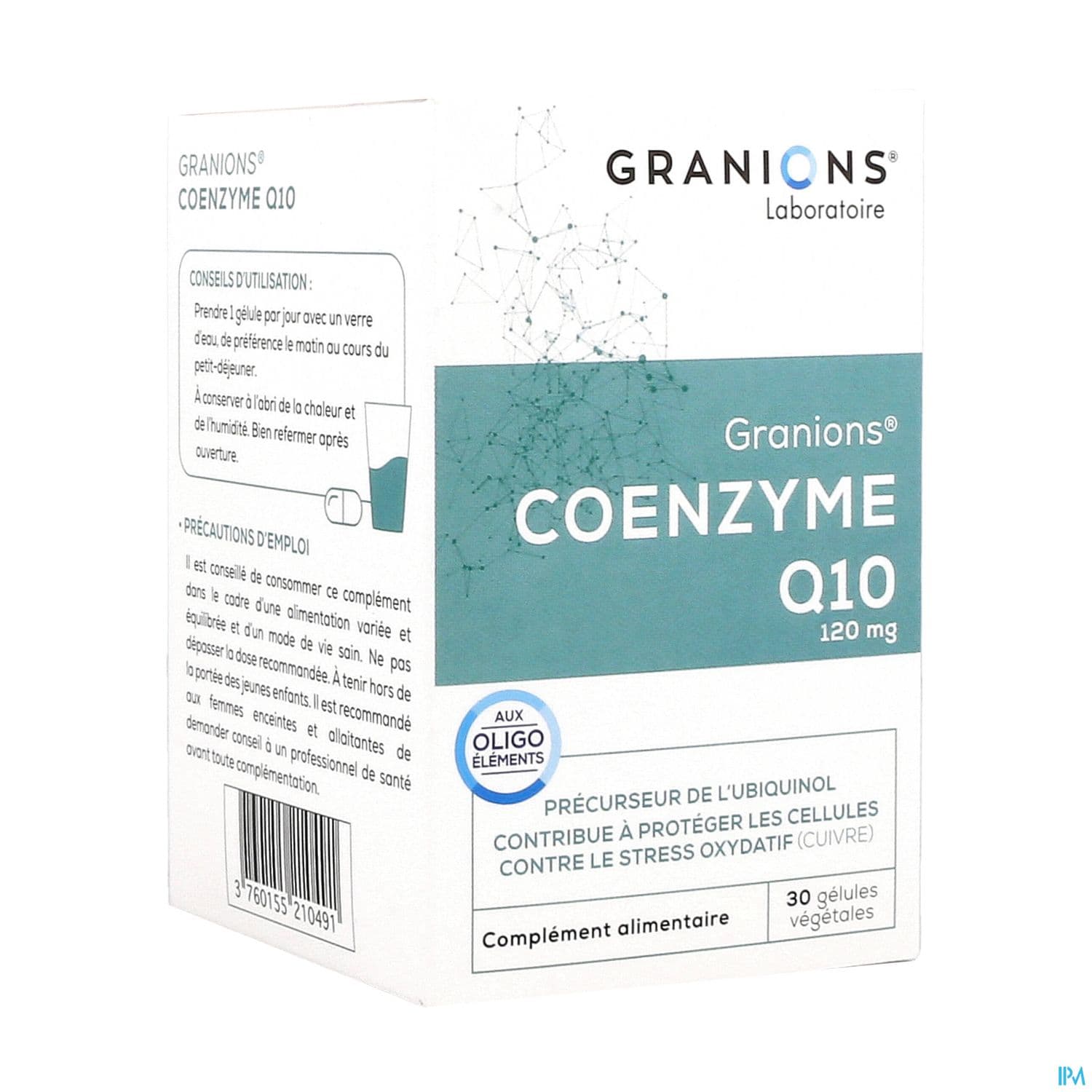 GRANIONS CO ENZYME Q10 GELUL 30
