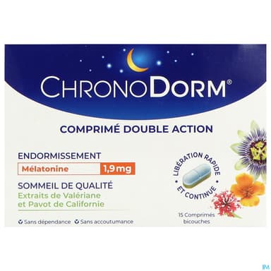 CHRONODORM DOUBLE ACTION CPR 15