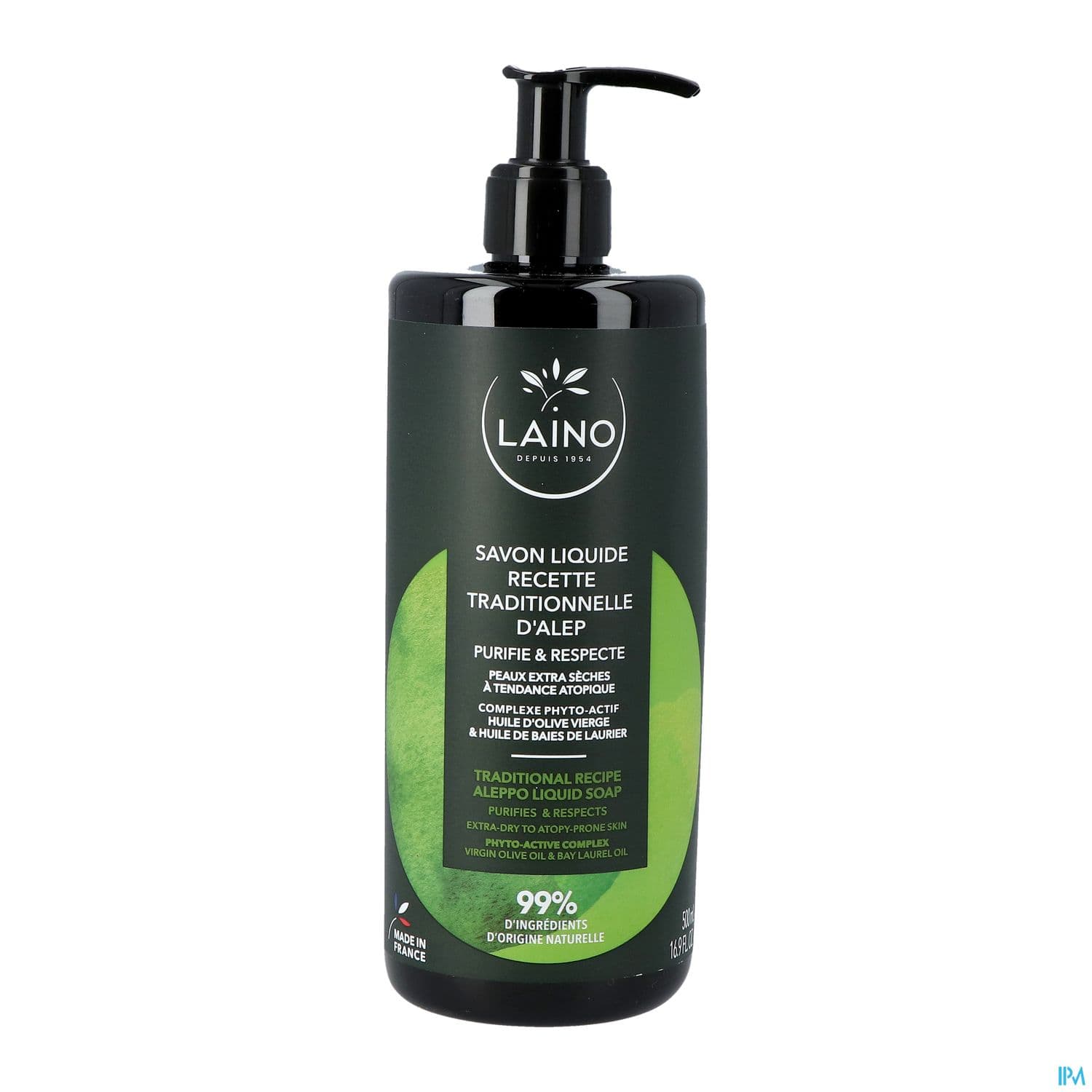 LAINO SAV LIQ RECET TRAD ALEP500ML — Pharmacie Parc Lann