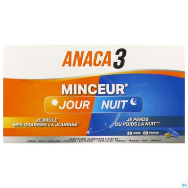 Anaca3 Minceur Jour Nuit Gelule 60